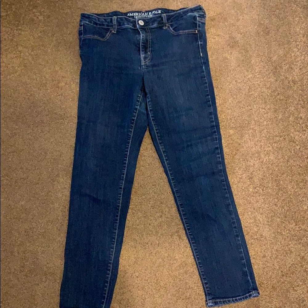 Jeggins America eagle dark wash jean jegging